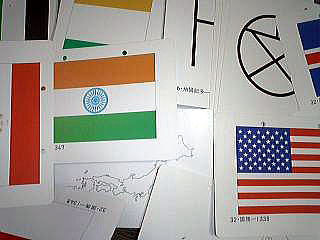 家庭保育園のフラッシュカード